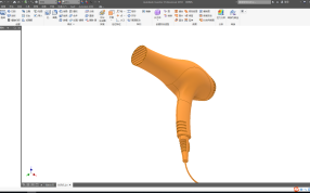 浴室吹风机轴测图