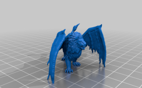 会飞的狮子背面