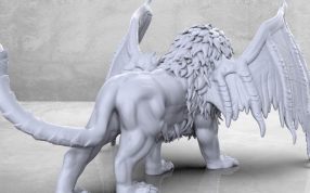 会飞的狮子实物图