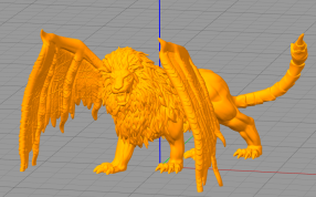 会飞的狮子模型