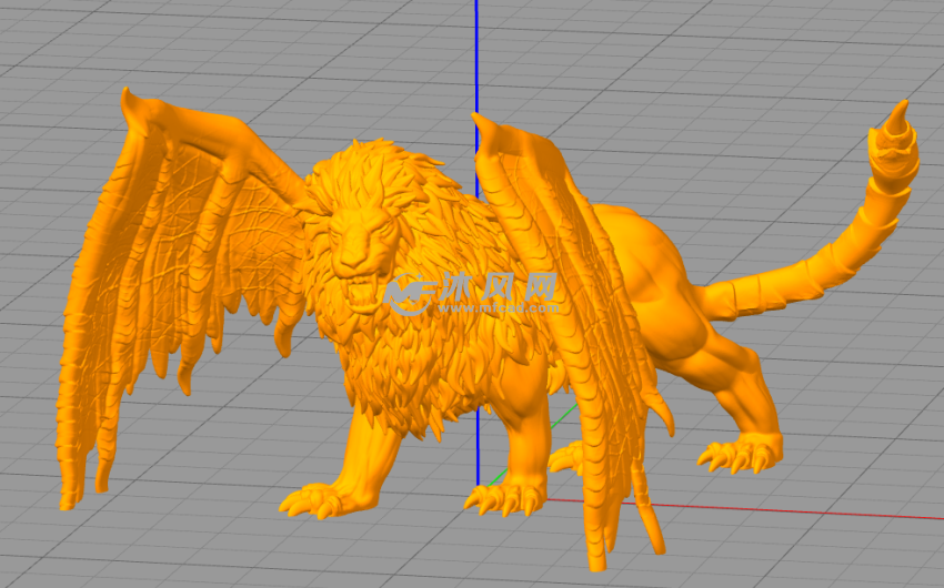 会飞的狮子模型