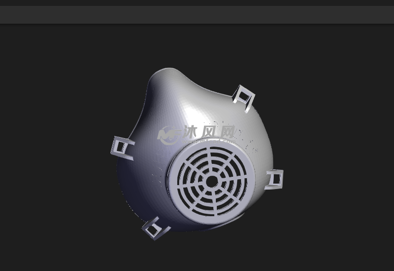 防毒面罩设备模型