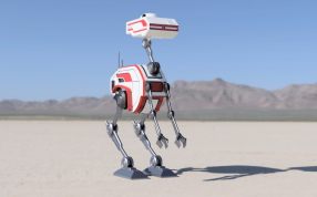 鸵鸟机器人玩具模型