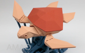 会动的乌龟前侧图