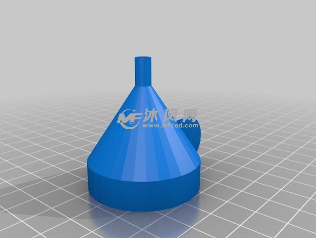 漏斗蓝色渲染