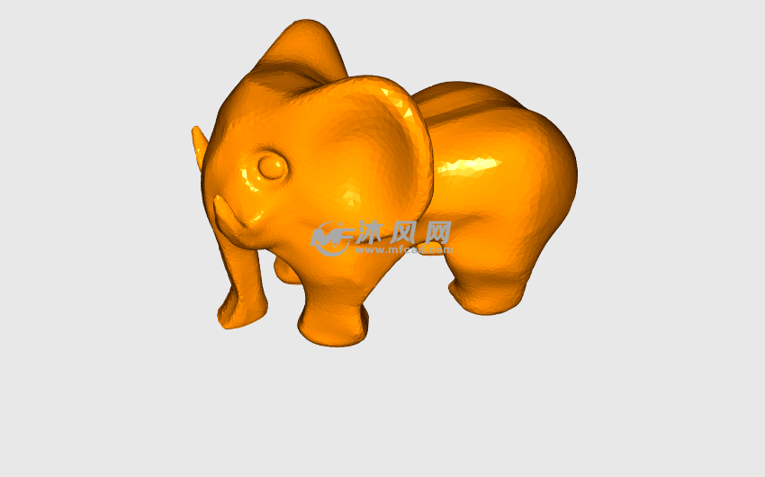 小象stl模型渲染