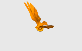 捕食的老鹰模型