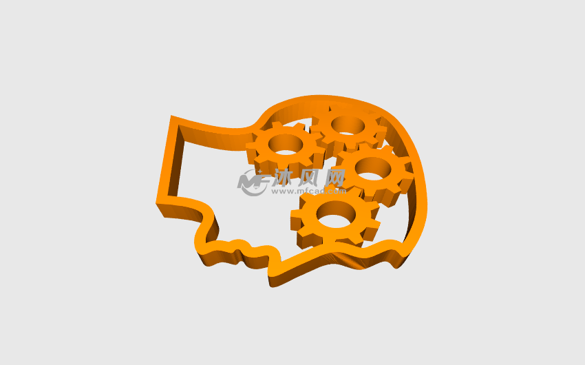 齿轮大脑渲染