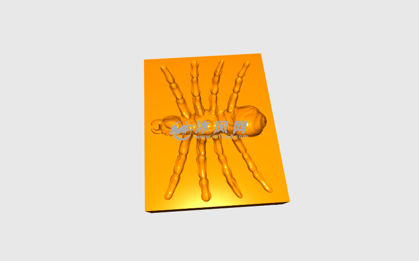 蜘蛛爬虫模具渲染