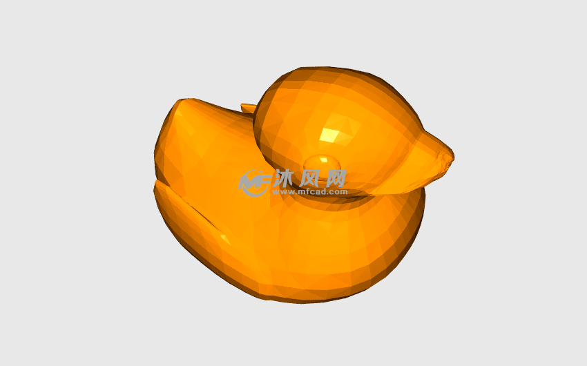 游泳的鸭子渲染