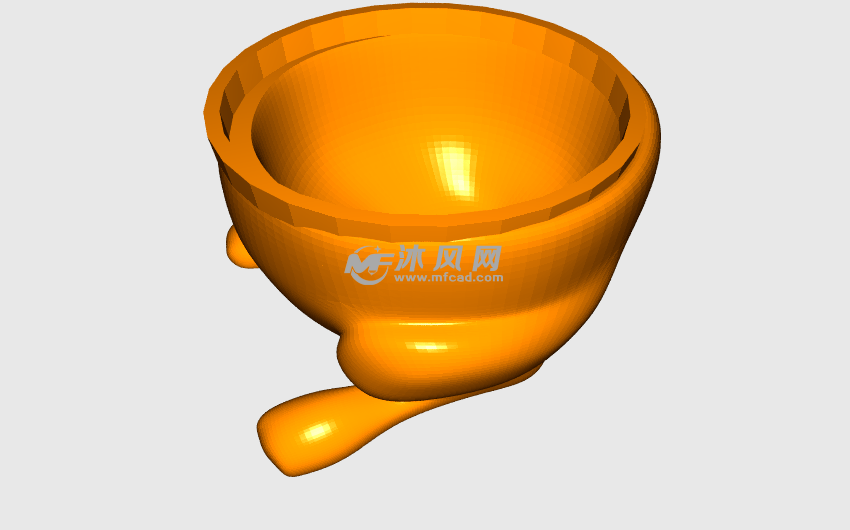 兔子形状的水杯渲染