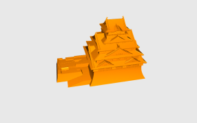 城堡大阪城渲染