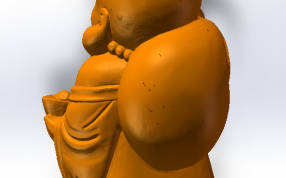 布袋和尚后部效果图