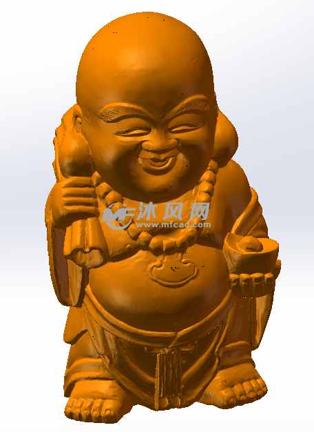 布袋和尚正面效果图