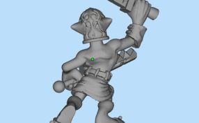 战士3D打印模型