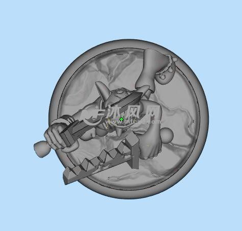 人物棋子三维模型