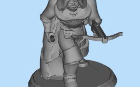 弩手三维设计模型