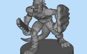 丛林猎手三维模型