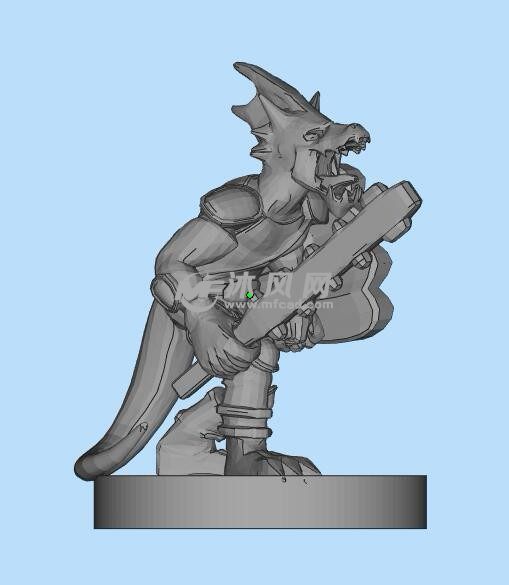 恐龙战士3D打印模型