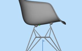 餐椅工业设计模型