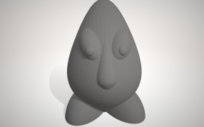 鸡蛋伯特模型正面