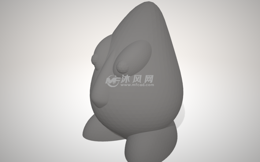 鸡蛋伯特模型侧面