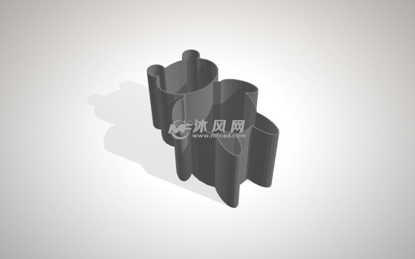 泰迪熊铅笔壶模型