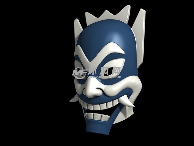 恶鬼面具三维模型