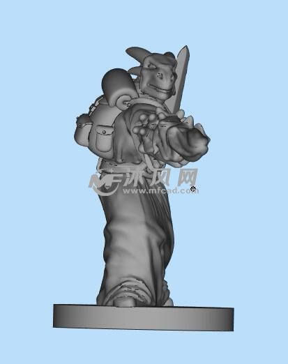 3D打印法师模型