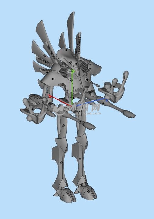 智能机器人三维设计