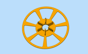 缠丝轮黄色渲染