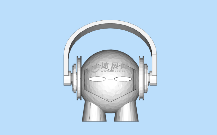 口袋大头玩偶正面