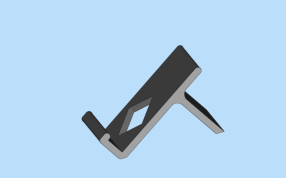 倾斜式的手机支架模型