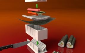 寿司模具三维模型