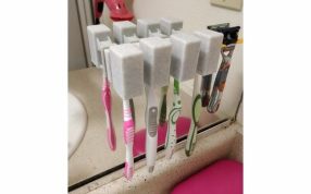 多工位牙刷架