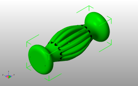 脚掌按摩器斜视图