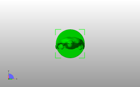 人像浮雕模型俯视图