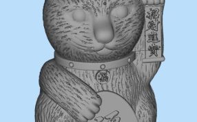 招财猫三维模型