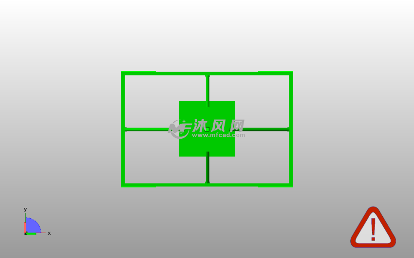 台灯灯架俯视图