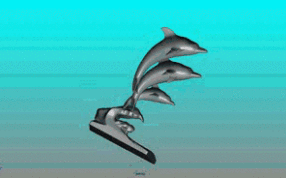 海豚的模型