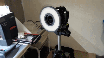 3D打印环形相机补光灯