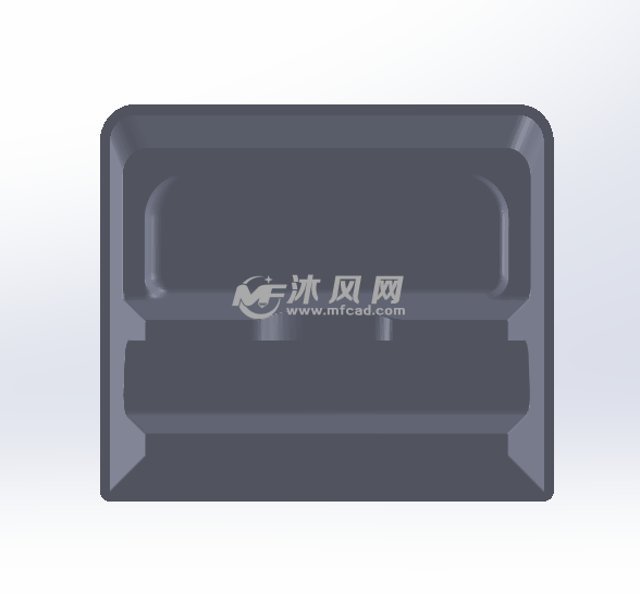 名片台架底部结构