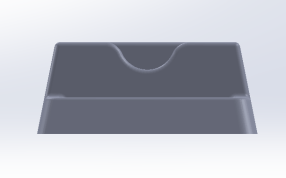 名片台架主视图