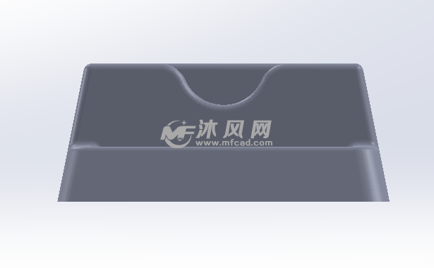 名片台架主视图