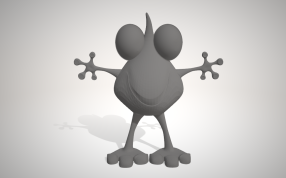 外形搞怪的小人正面