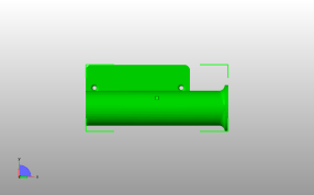 卫生间纸架俯视图