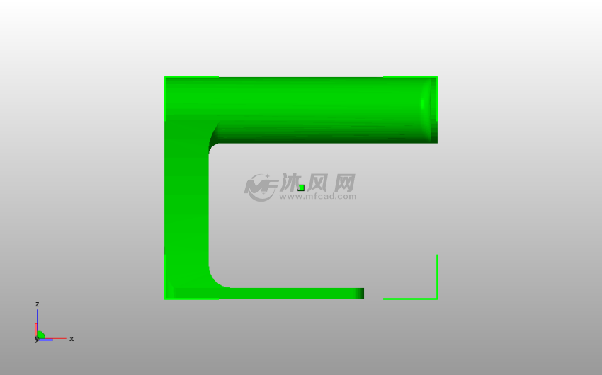 卫生间纸架侧视图