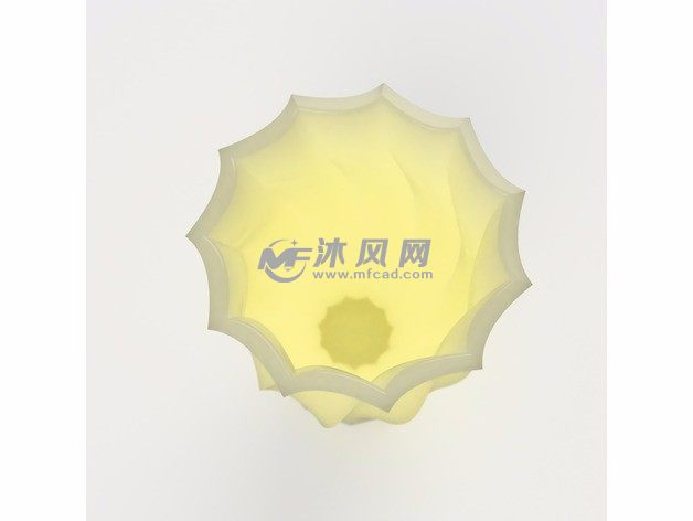 花瓶实物俯视图