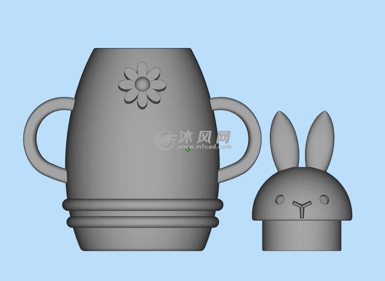 兔子水杯三维模型