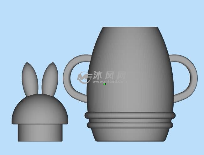 女生用杯子模型